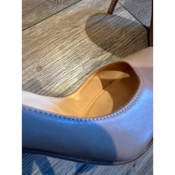 Christian Louboutin Nude Pointy Toe Heel Pump size 37.5 - Picture 6 of 16